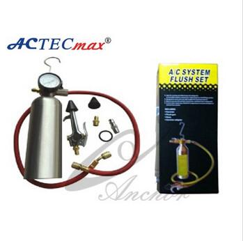 China Release Valve Auto Service Tool , A6061 Aluminum Alloy AC System Flush Kit for sale