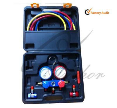 China Air Conditioning Tool Kit , R134a Manifold Gauge Set ISO9001 TS16949 for sale