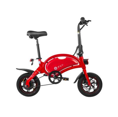 China DYU D2 fat tire electric bike standard cheap folding kit small electric bike made in China for sale