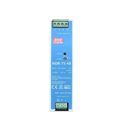 China Industrial Automation Machinery...Meanwell NDR-75-48 75Watt 220Vac to Swps 24V Industrial Din-rail Power Supply Switching Power Supply 48Vdc Din Changer Rail for sale