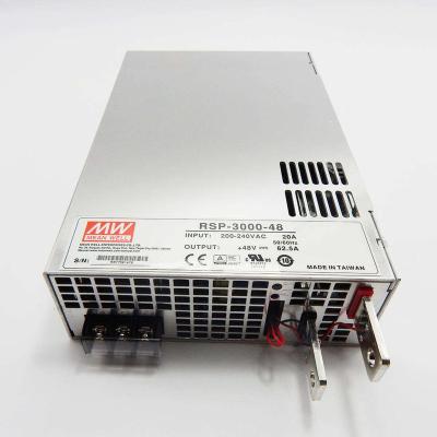 China Meanwell RSP-3000-48 48Vdc 62.5A 3000Watt Industrial Automation Machinery RF Application / DC Single Mode AC Output 48V 54V Output Voltage Switching Power Supply for sale