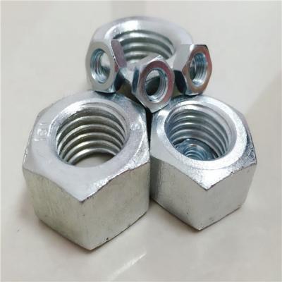 China DIN934 Hex nuts zinc plated grade 4.8 manufacturer M20 for sale