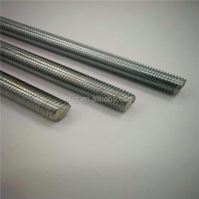 China Carbon steel high strength gr8.8 din975 galvanized threaded rod for sale