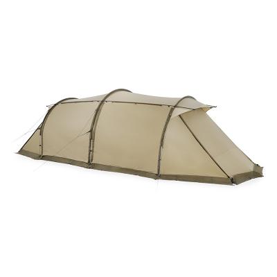 China Large Family 4 Person Outdoor Meadow Tunnel Outdoor Rise Waterproof Camping Waterproof Tent Double Person Waterproof Polyester for sale