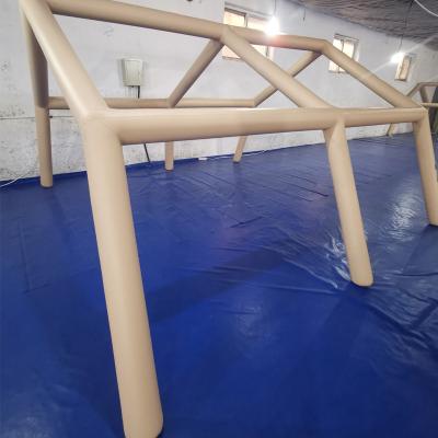 China Integrated Custom Inflatable Camping Tent Column Propping Shell PVC Replacement Air Tent Tube for sale