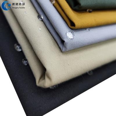 China Waterproof heat reflective fire retardant waterproof PU coated polyester cotton fabric for tent tent velaria umbrella for sale