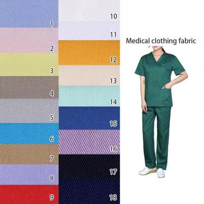 China Men's t/c Cotton Polyester Twill Waterproof Strong Medical Workwear Safety Uniform Fabrics for sale