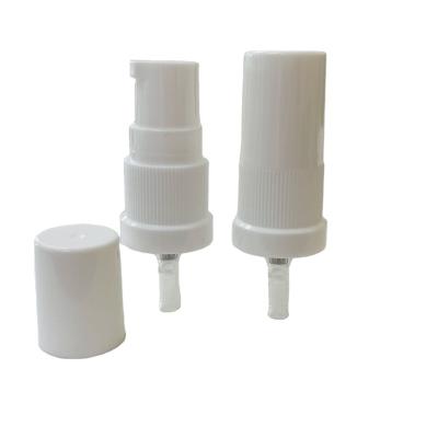 China Non Spill 18/410 18/415 Plastic Treatment Pump Cream Pump For Glass Bottle for sale