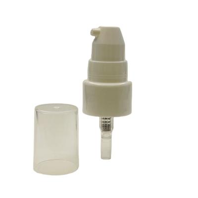 China Non Puddle 0.2ml 0.4ml 20/410 White Smooth Treatment Pump Cream Pump With PP Or PS Dustcap for sale