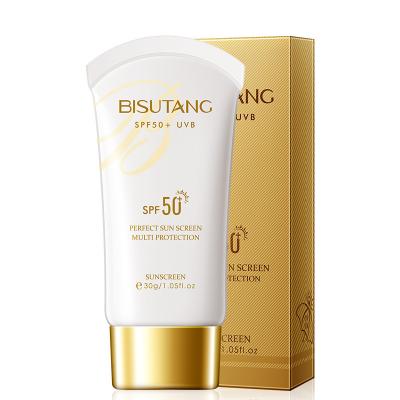 China Moist SPF50+Sunblock isolation, sunscreen moisturizing refreshing whitening organic sunscreen face cream for sale