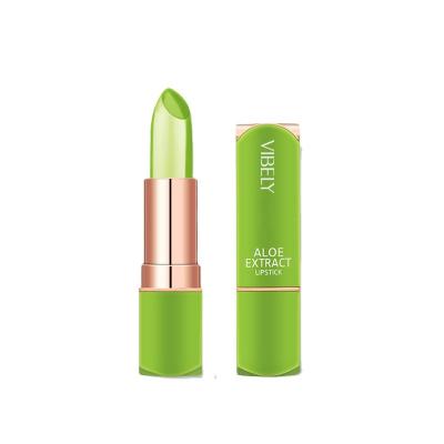 China Long-lasting Aloe jelly lipstick discoloration moisturizing moisturizing warm lip gloss non-stick cup lip care makeup for sale