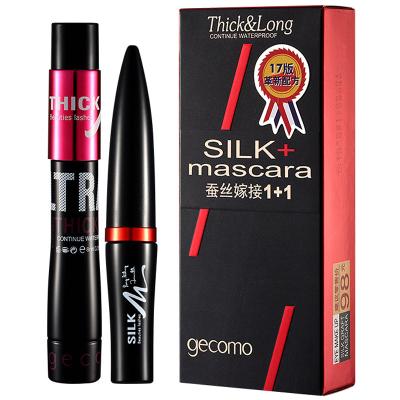 China Waterproof Factory wholesale silk graft fiber eye black waterproof, dense, durable and non smudging for sale