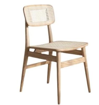 China Modern Rattan Chair Design Living Room Rattan Chair Popular Solid Wood Rattan Writing Chair for sale