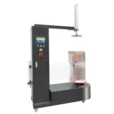 China Food L Type Stretch Film Wrapping Machine For Small Box And Carton With Top Plate for sale