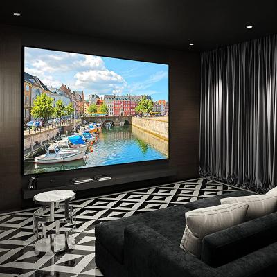 China 120 Inch ALR UST HD Crystal 4K Crystal Projector Wall Mounted PET For Cinema Home Projection Screens for sale