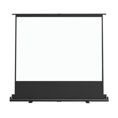 China Pull Up To Pull Up Projector Screen With 16:9 Format 200*113cm Portable Mobile Floor Projection Screen for sale