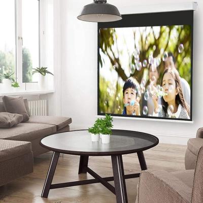 China 200X150cm OEM Projector Screens Fabric Ceiling Theater Projection Screens Price Screen Wall Mounted 4k Projector for sale