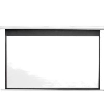 China 200 x 113cm HomeCinema Electric Motor, Electric Projector Screen for Home Cinema and Presentations / Wall or Ceiling Mount for sale