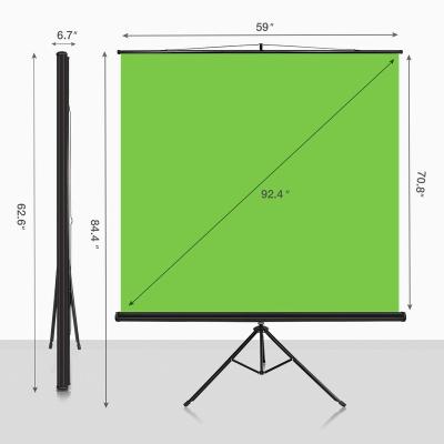 China Portable Folding Main Green Screen Stand Background Chroma Green Screen Wallpaper for sale