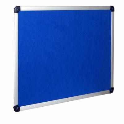 China 1800x1200mm Wall Hang Notice Board Soft Writing Green Felt Board Aluminum Frame Board For School, Offices 60x45cm for sale