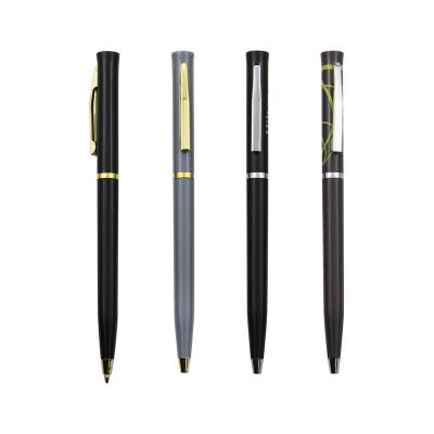 China Customized HILTON Hotel Plastic Twist Ball Pen Point Promotional Pen for sale