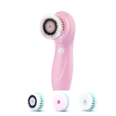 China Pore ​​Remover Portable Deep Clean 3 in 1 Electric Facial Brush Waterproof Face Remover Rotation Face Cleansing Brush for sale