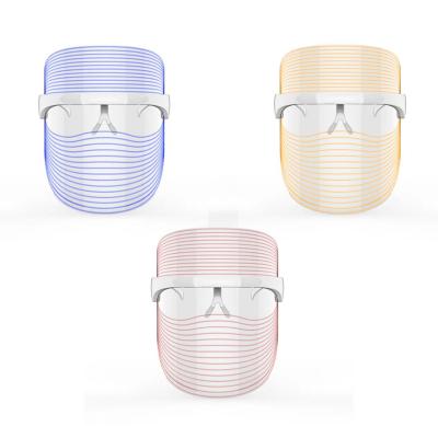 China Colorful Light Therapy LED Dye Removal Beauty 3 Mask Face Skin Care Protective Masks for sale