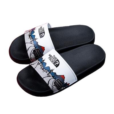 China CUSHIONING Fashion PVC Sandals Designer 1 Piece MOQ Slipper Custom Rubber Slides Latest Custom Logo Women's Slippers Wholesale Women's Slippers for sale