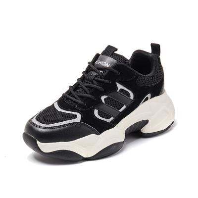 China Wholesale high quality girl's sport soft shoes fashionable CUSHIONING increased hot sale new women's sneaker for ladies for sale