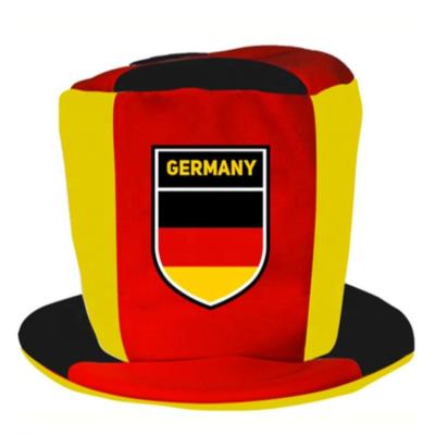 China Custom Funny Crazy Party Hat Carnival Party Hat Soccer Fans World Cup Character Crazy Party Hat for sale