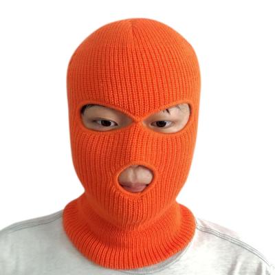 China JOINT Custom Acrylic Tactical Mask Knitted Balaclava Hood Mask Mens Knit Ski Mask for sale