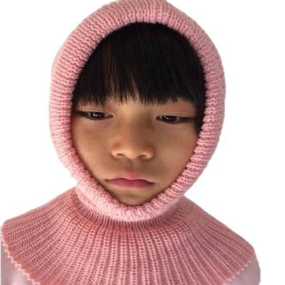 China Kids Acrylic JOINT One Hole Knit Ski Mask Winter Balaclava Hat Knitting Pattern for sale