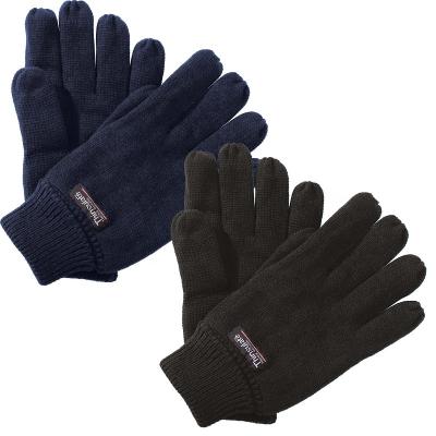 China Plain Wholesale Custom Mens Thinsulate Lined Knitted Winter Glove for sale