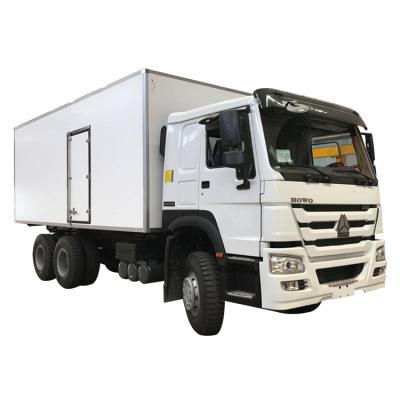 China Diesel Engine 6x4 Truck Refrigerator Freezer Refrigerated Truck JYJ5251XLC for sale