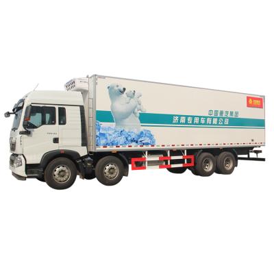 China beautiful apperance cold storage 4x2 food fridge freezer truck JYJ5167XLCE for sale