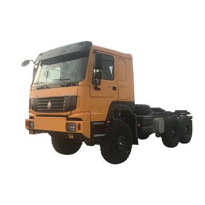 China 6x6 diesel used sinotruck howo tractor truck head for sale 6800*2496*3250 for sale