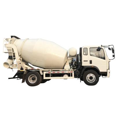 China Building Material Stores Self Loading 6 Cubic Meter HOWO 4x2 Concrete Mixer Truck for sale