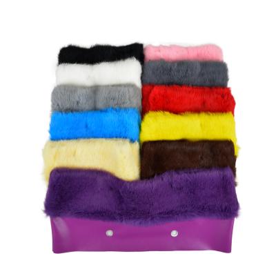 China New Obag Rabbit Fur Factory New Rabbit Fur Factory Colorful Colorful Rabbit Fur Plush Thermal Trim For O Bag Mini Classic for sale