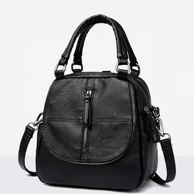 China Portable women Mini Backpack Multifunctional Fashion Bag H soft leather anti-theft anti-theft wholesale price new for sale