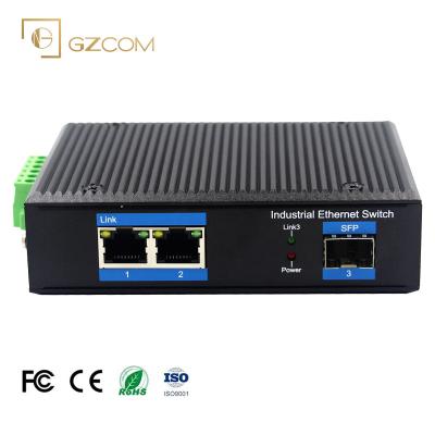 China Industrial POE 3 Ports Factory Supply 10/100/1000Mbps PoE Switch Unmanaged for sale