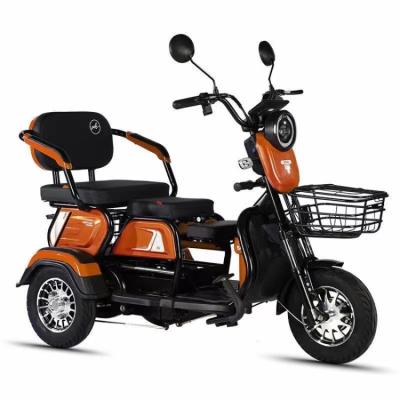 China New small passenger leisure older scooter female electric tricycle battery car tricycle to take adult children household for sale