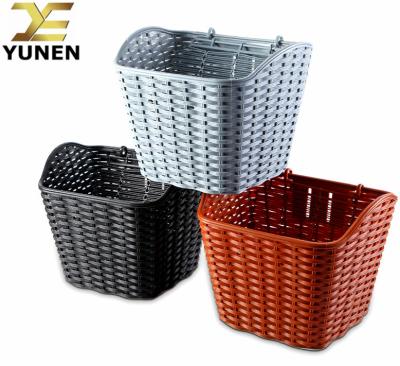 China Large Capacity Cheap Wholesale Folding Storage Folding Basket Front Electric Bike Shopping Basket for sale