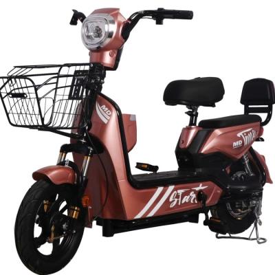 China Steel Electric Cycle Kit With 12ah Battery Adult City Electric Bike China for sale