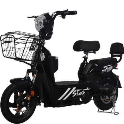 China Fashionable steel electric bike 12ah two wheel electric bicycle price in Bangladesh for sale