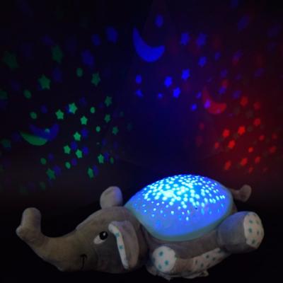 China Baby Toy Hot Selling Snooze Friends Elephant Musical Night Light Toys For Baby for sale