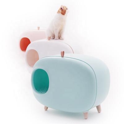 Chine Poubelle incluse de nettoyage de Kitty d'animal familier, toilette légère de formation de litière du chat à vendre