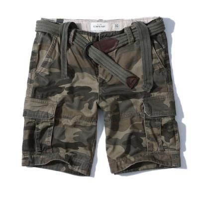 China 2022 New Hot Sale Anti-wrinkle Cargo Men's Summer Casual Cotton Camouflage Bermuda Military Workout Shorts Men's Shorts for sale