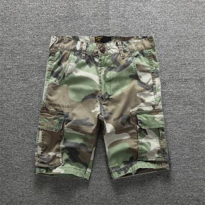 China 2022 New Hot Sale Anti-wrinkle Short Cargo Men's Military Bermuda Cotton Camouflage Shorts Casual Cotton Bermuda Workout Shorts for sale