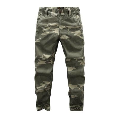 China Anti-wrinkle cargo pants women pants army work outdoor casual sport camouflage wide leg women cargo pants for sale