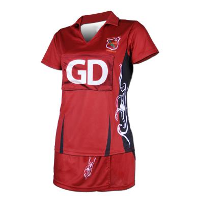 China Women Netball Shirts Dresses 2 Piece Tennis Skirt Set Custom High Quality Summer for sale